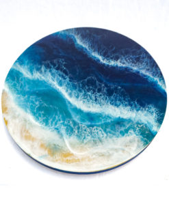 Plateau Tournant Résine Ocean