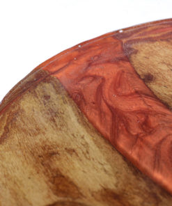 Dessous de plats Résine et Bois Orange