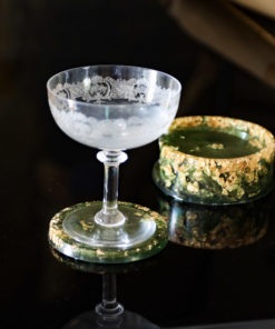 Dessous de Verre - Green & Gold