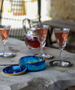 Lot 4 de dessous de verre en résine