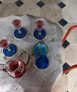 Lot de dessous de verre x4 avec socle