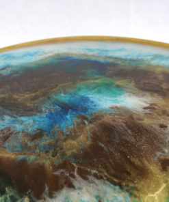 Plateau de service Résine Galaxie