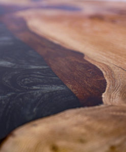 River table epoxy bistrot