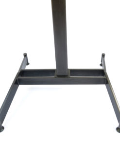Table résine epoxy et bois Pied Acier - Orphée